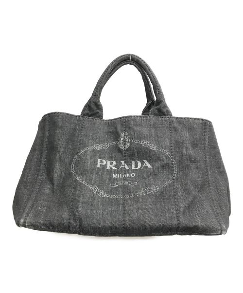 PRADA（プラダ）PRADA (プラダ) カナパトートバッグ ブラックの古着・服飾アイテム