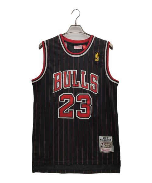 MITCHELL & NESS（ミッチェルアンドネス）MITCHELL & NESS (ミッチェルアンドネス) ゲームシャツ ブラック サイズ:XLの古着・服飾アイテム