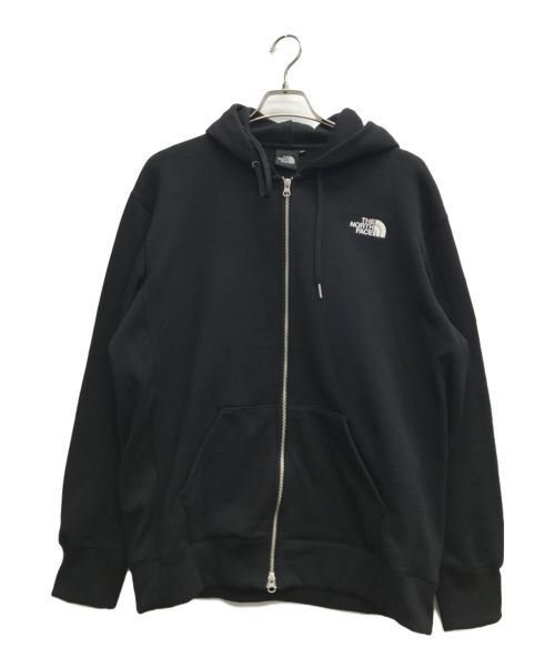 THE NORTH FACE（ザ ノース フェイス）THE NORTH FACE (ザ ノース フェイス) スクエアロゴフルジップ ブラック サイズ:XLの古着・服飾アイテム