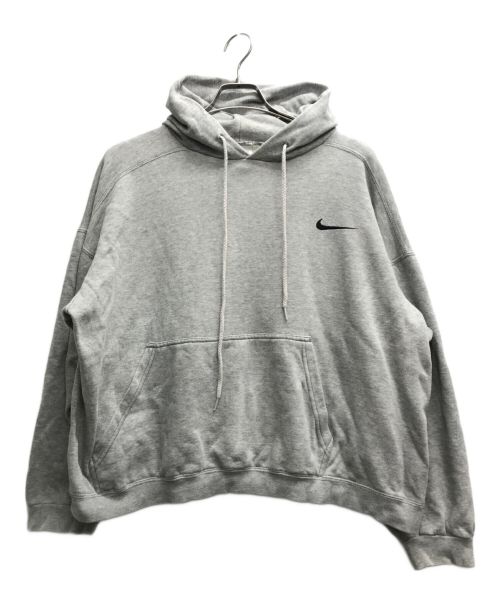 NIKE（ナイキ）NIKE (ナイキ) ワイドシルエットロゴパーカー グレー サイズ:Mの古着・服飾アイテム