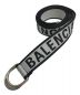 BALENCIAGA (バレンシアガ) D RING ベルト ブラック×グレー：30000円