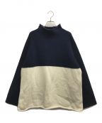 RYETEHDERライテンダー）の古着「MORRIS SWEATER」｜ホワイト×ネイビー