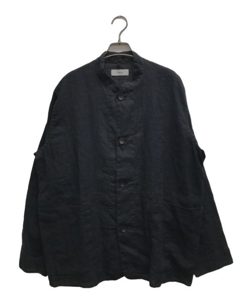 MARKA（マーカ）MARKA (マーカ) LINEN POPLIN WORK JACKET/リネンポプリンワークジャケット ブラック サイズ:1の古着・服飾アイテム