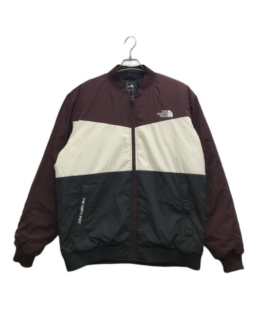 THE NORTH FACE（ザ ノース フェイス）THE NORTH FACE (ザ ノース フェイス) HEYDAY ECO PADDING JACKET ホワイト×ブラウン サイズ:2XLの古着・服飾アイテム