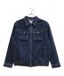 Matin Kim（マーティン・キム）の古着「APPLIQUE SPELL DENIM JACKET」｜インディゴ