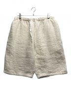 Porter Classicポータークラシック）の古着「SASHIKO LINEN PREMIUM SHORTS」｜ホワイト