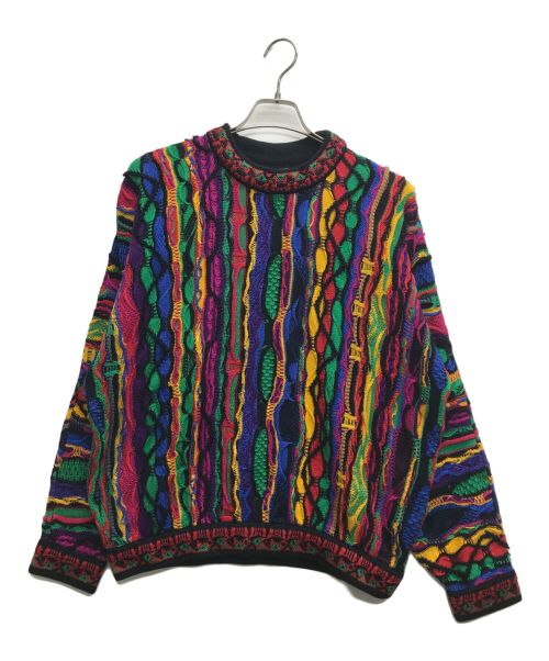 Coogi（クージー）Coogi (クージー) 3Dニット マルチカラー サイズ:Mの古着・服飾アイテム