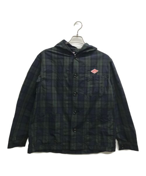 DANTON（ダントン）DANTON (ダントン) ナイロンチェックジャケット グリーン サイズ:40の古着・服飾アイテム