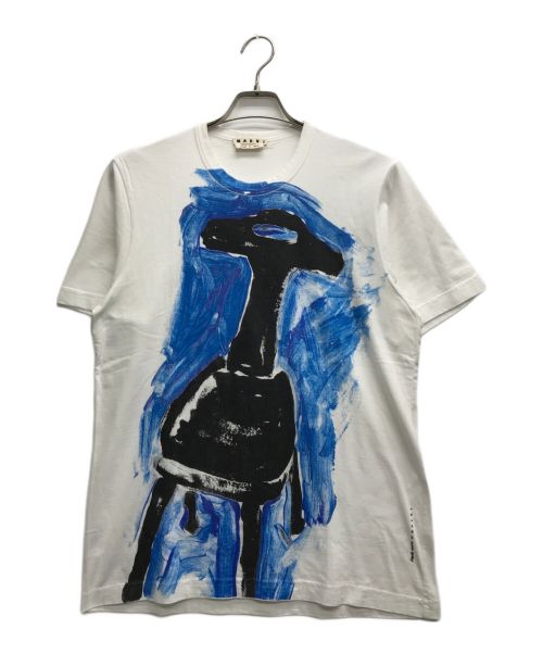 MARNI（マルニ）MARNI (マルニ) アートプリントTシャツ ホワイト サイズ:44の古着・服飾アイテム