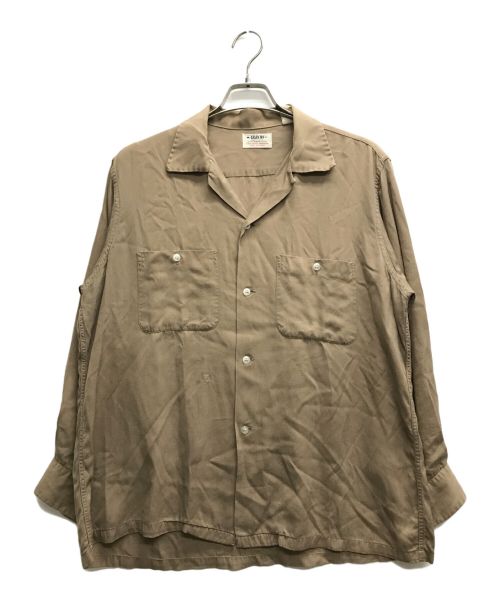 ARROW（アロー）ARROW (アロー) 60s オープンカラーシャツ ベージュ サイズ:16−32の古着・服飾アイテム