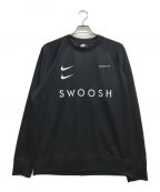 NIKEナイキ）の古着「AS M NSW SWOOSH CREW PK」｜ブラック