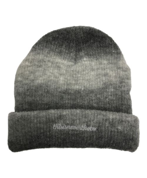 thisisneverthat（ディスイズネバーザット）thisisneverthat (ディスイズネバーザット) Ombre Knit Beanie グレーの古着・服飾アイテム