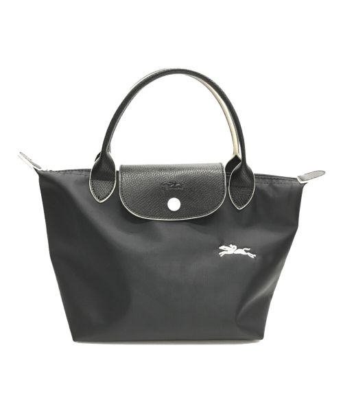 LONGCHAMP（ロンシャン）LONGCHAMP (ロングチャンプ) ハンドバッグ ブラックの古着・服飾アイテム