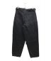 doublet (ダブレット) SILK DENIM WIDE TROUSER ブラック サイズ:MEDIUM：13000円