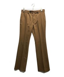 ALLEGE×HOWDAY（アレッジ×ハウデイ）の古着「Exclusive Flare Slacks」｜ブラウン