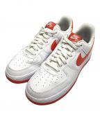 NIKEナイキ）の古着「Air Force 1 Low 07/エアフォース1ロウ」｜ホワイト×オレンジ