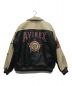 AVIREX (アヴィレックス) STADIUM JACKET WILD BEARS /スタジアム ジャケット ワイルド バース ブラック×ベージュ サイズ:XL：40000円