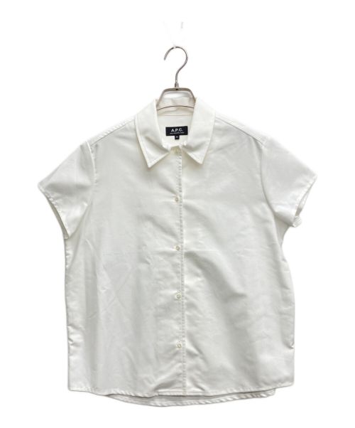 A.P.C.（アーペーセー）A.P.C. (アーペーセー) フレンチスリーブシャツ ホワイト サイズ:34の古着・服飾アイテム