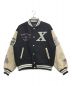 X-LARGE（エクストララージ）の古着「OG LOGO VARSITY JACKET」｜ブラック