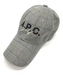 A.P.C.（アーペーセー）の古着「ロゴキャップ」｜グレー