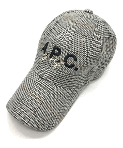 A.P.C.（アーペーセー）A.P.C. (アーペーセー) ロゴキャップ グレーの古着・服飾アイテム