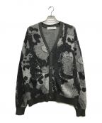 BALバル）の古着「JACQUARD WOOL CARDIGAN」｜グレー