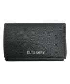 BURBERRYバーバリー）の古着「3つ折り財布」｜ブラック×シルバー