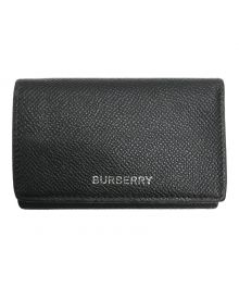 BURBERRY（バーバリー）の古着「3つ折り財布」｜ブラック×シルバー