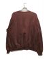 AURALEE (オーラリー) ELASTIC HIGH GAUGE SWEAT P/O ブラウン サイズ:4：7000円