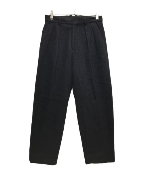 stein（シュタイン）stein (シュタイン) IN TUCK BLANKET TROUSERS ブラック サイズ:Mの古着・服飾アイテム