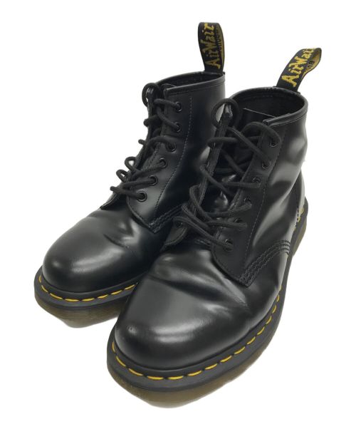 Dr.Martens（ドクターマーチン）Dr.Martens (ドクターマーチン) 101YSスムース6ホールブーツ ブラック サイズ:6UKの古着・服飾アイテム