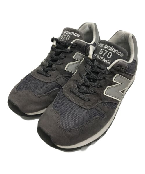 NEW BALANCE（ニューバランス）NEW BALANCE  (ニューバランス) 670ローカットスニーカー グレー サイズ:UK81 /2の古着・服飾アイテム