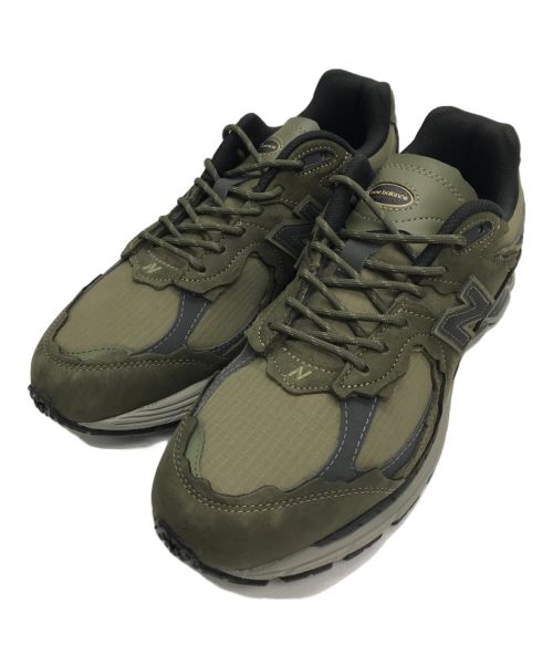 NEW BALANCE（ニューバランス）NEW BALANCE (ニューバランス) ローカットスニーカー カーキ サイズ:27.5の古着・服飾アイテム