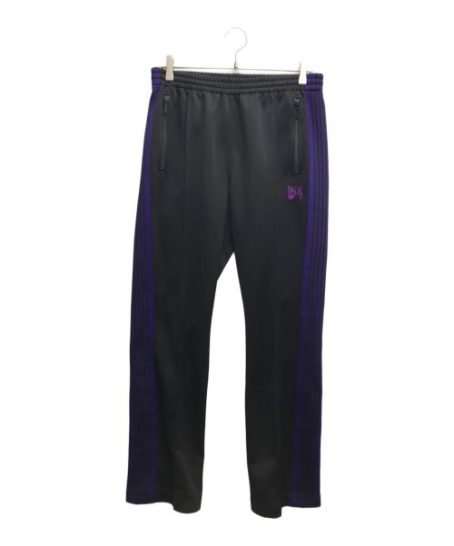 Needles（ニードルズ）Needles (ニードルズ) NARROW TRACK PANTS/ナロートラックパンツ ブラック×パープル サイズ:Sの古着・服飾アイテム