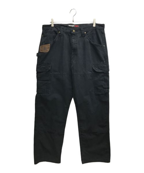 Wrangler（ラングラー）Wrangler (ラングラー) ダブルニーカーゴパンツ ブラック サイズ:91cm（W36）の古着・服飾アイテム