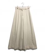 theoryセオリー）の古着「ROSINA CREPE SUB SKIRT TROUSER」｜ホワイト