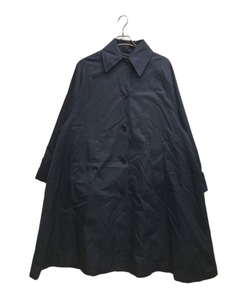 MM6 Maison Margiela（エムエムシックス メゾンマルジェラ）MM6 Maison Margiela (エムエムシックス メゾンマルジェラ) オーバーサイズツイルトレンチコート ネイビー サイズ:38の古着・服飾アイテム