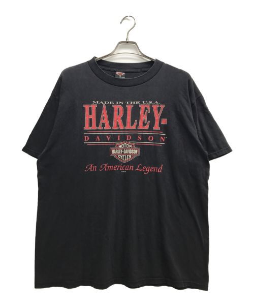 HARLEY-DAVIDSON（ハーレーダビッドソン）HARLEY-DAVIDSON (ハーレーダビッドソン) プリントTシャツ ブラック サイズ:XLの古着・服飾アイテム