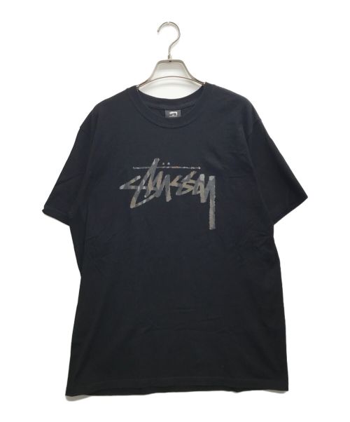 stussy（ステューシー）stussy (ステューシー) プリントTシャツ ブラック サイズ:Mの古着・服飾アイテム