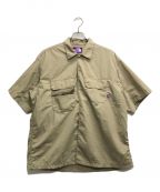 THE NORTHFACE PURPLELABELザ・ノースフェイス パープルレーベル）の古着「Lounge Field H/S Shirt/ロングフィールド H/S シャツ」｜ベージュ