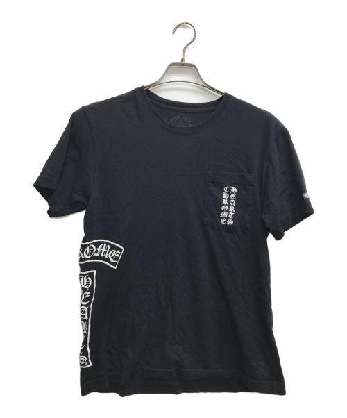 CHROME HEARTS（クロムハーツ）CHROME HEARTS (クロムハーツ) LOGO POCKE TEE ブラック サイズ:Mの古着・服飾アイテム