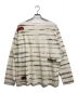 Porter Classic (ポータークラシック) ARTIST BORDER BOAT NECK SHIRT /アーティスト ボーダー ボート ネック シャツ ベージュ サイズ:XL：15000円