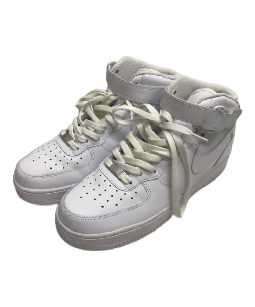 NIKE（ナイキ）NIKE (ナイキ) Air Force 1 Mid '07 / エアフォース1ミッド ホワイト サイズ:27.5の古着・服飾アイテム