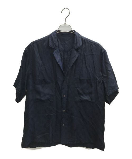 URU（ウル）URU (ウル) CUPRA S/S SHIRTS ネイビー サイズ:1の古着・服飾アイテム