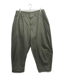 Porter Classic（ポータークラシック）の古着「WEATHER BEBOP PANTS/ウェザー ビバップ パンツ 」｜グリーン