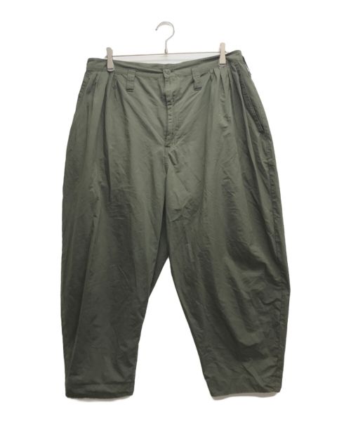 Porter Classic（ポータークラシック）Porter Classic (ポータークラシック) WEATHER BEBOP PANTS/ウェザー ビバップ パンツ  グリーン サイズ:XLの古着・服飾アイテム