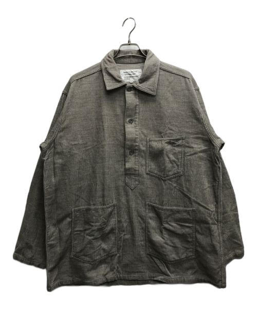 MOUNTAIN RESEARCH（マウンテンリサーチ）MOUNTAIN RESEARCH (マウンテンリサーチ) コーデュロイプルオーバーシャツ グレー サイズ:Lの古着・服飾アイテム