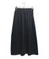 HYKE（ハイク）の古着「TWIST SATIN WRAP SKIRT」｜ブラック