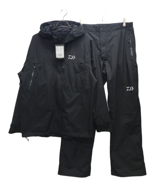 DAIWA（ダイワ）DAIWA (ダイワ) ゴアテックス バーサタイルレインスーツ ブラック サイズ:XLの古着・服飾アイテム