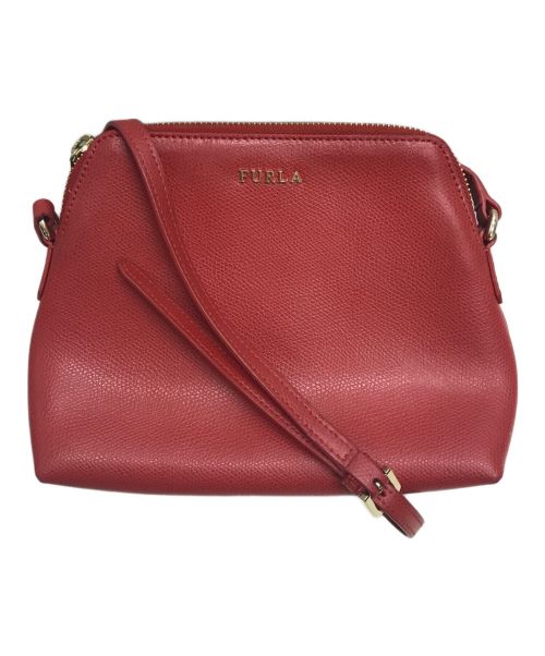 FURLA 796779（フルラ）FURLA 796779 (フルラ) ボエム ショルダーバッグ レッドの古着・服飾アイテム